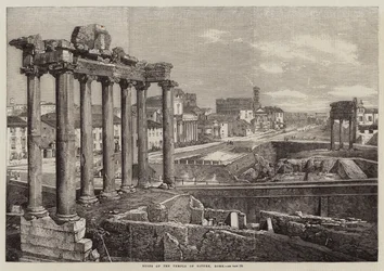 Ruins of the Temple of Saturn, Rome